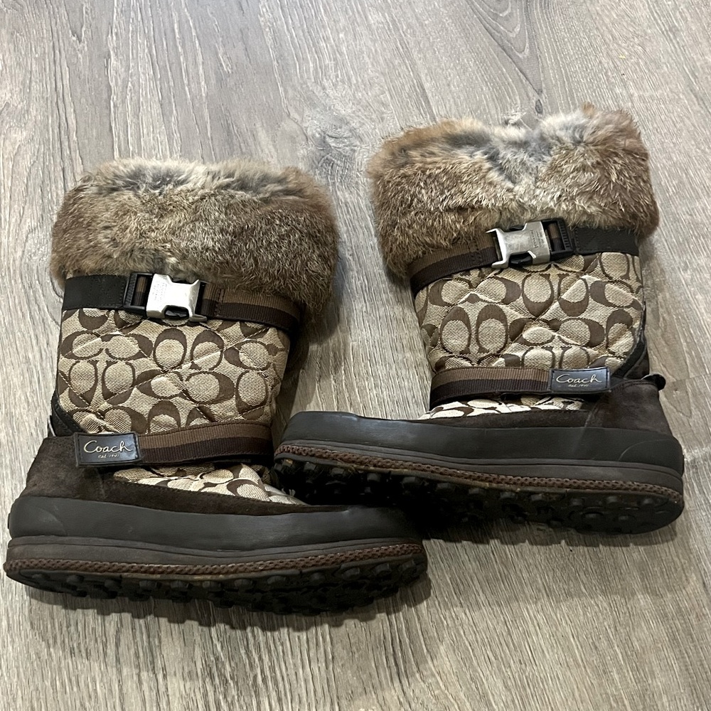 Coach Winter Boots. Size 8.